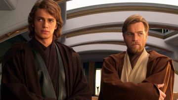 Hayden Christensen y Ewan McGregor en 'Star Wars'
