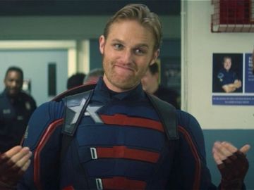 Wyatt Russell como Capitán América en 'Falcon y el Soldado de Invienro'