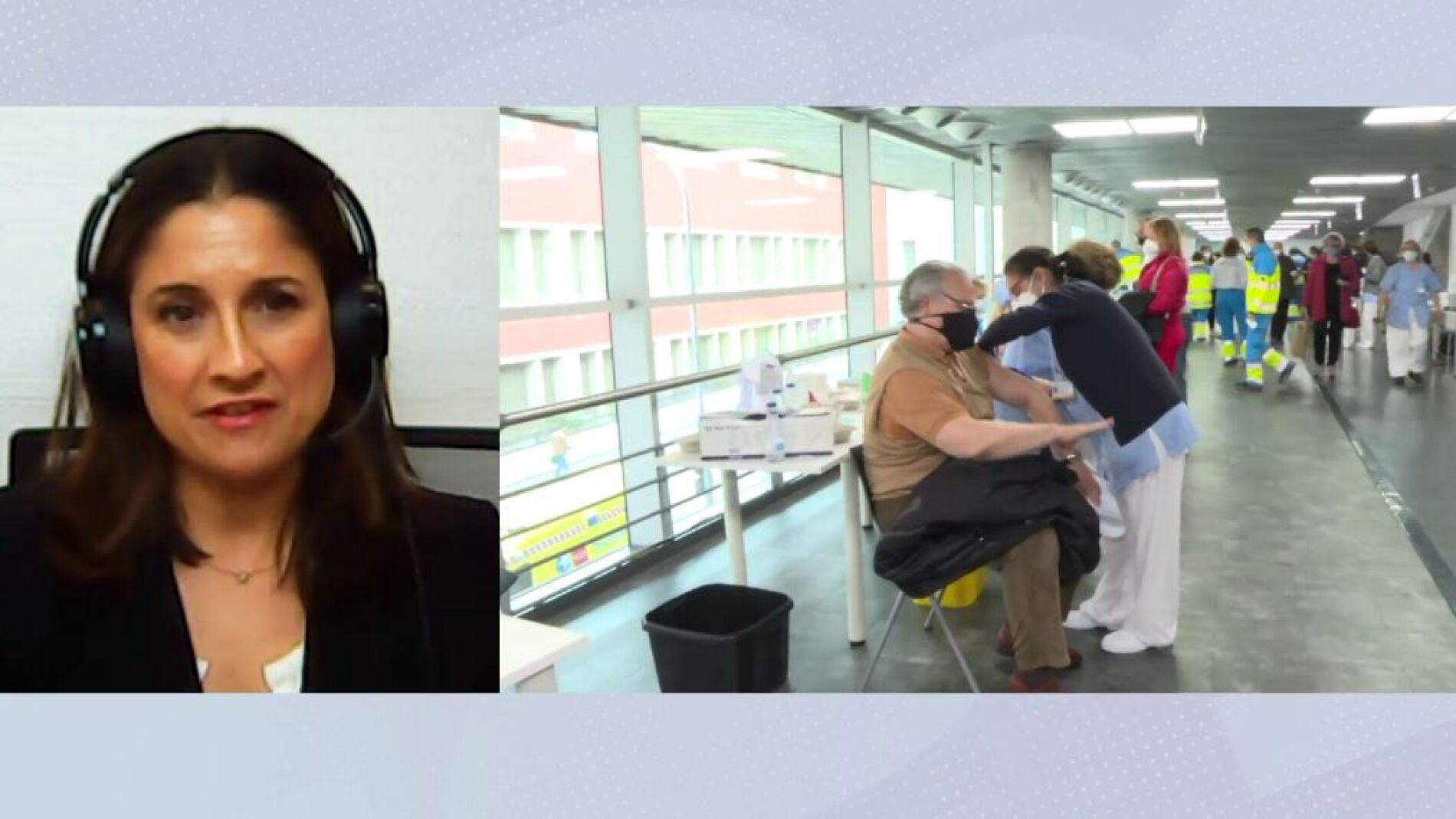 Espejo P&uacute;blico (13-04-21) Rosario C&aacute;ceres: 'Estamos cantando los casos graves de AstraZeneca como goles en un partido'