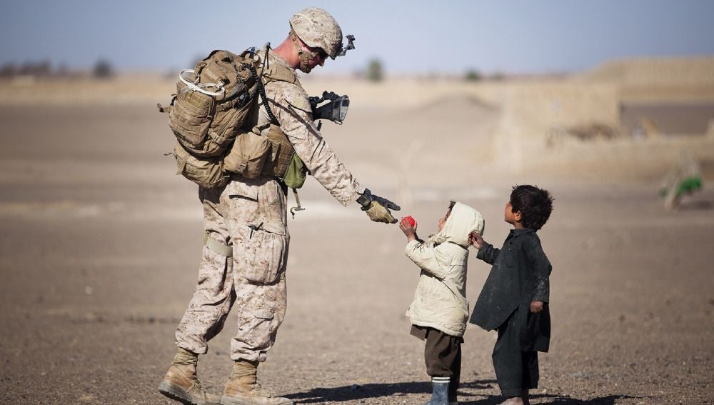 Soldados en Afganistán 