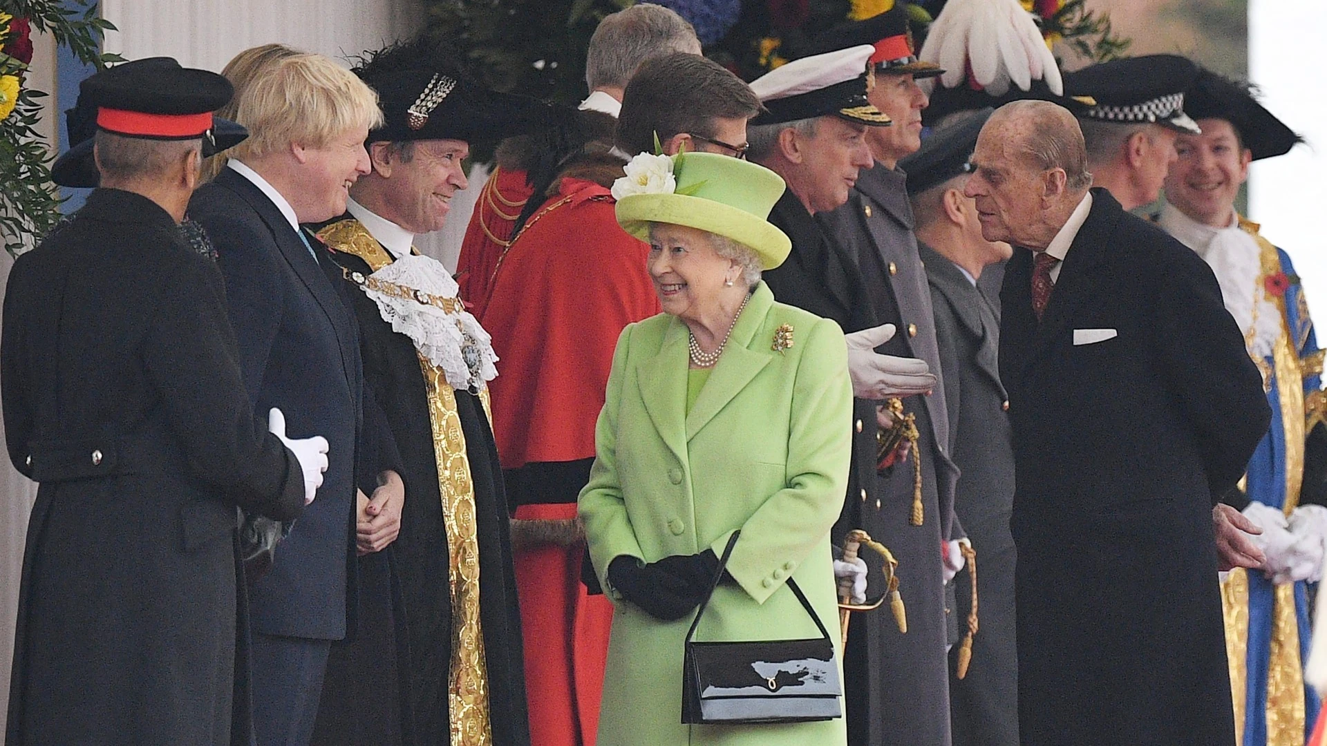La reina Isabel II, en un acto junto al difunto duque de Edimburgo Familia Real británica