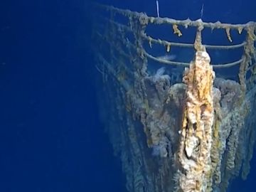 El Titanic, bajo el mar
