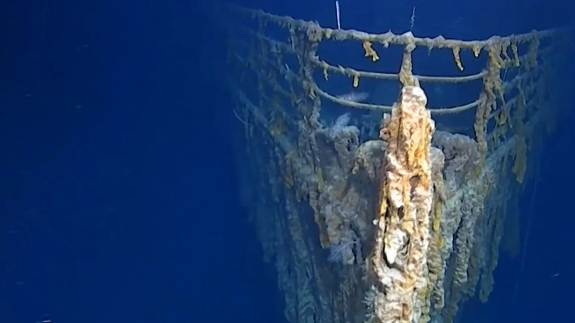 El Titanic, bajo el mar