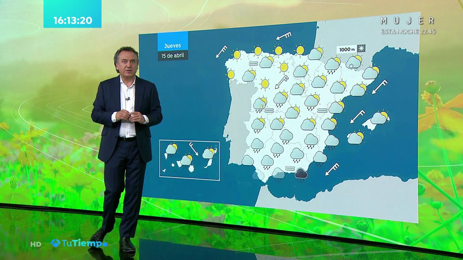 La previsión del tiempo hoy: Lluvias generalizadas en la Península que irán acompañadas de barro en el sureste