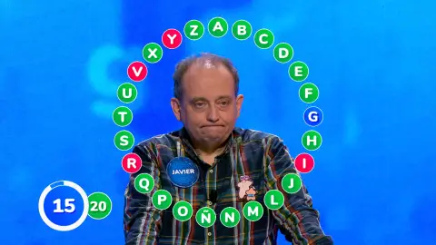 Javier agoniza en un rosco sin precedentes: hasta cuatro errores frente a los 22 aciertos de Pablo Javier agoniza en un rosco sin precedentes: hasta cuatro errores frente a los 22 aciertos de Pablo