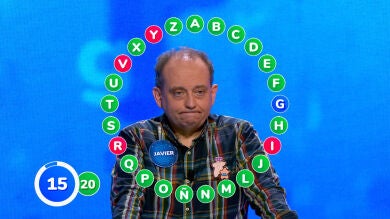 Javier agoniza en un rosco sin precedentes: hasta cuatro errores frente a los 22 aciertos de Pablo