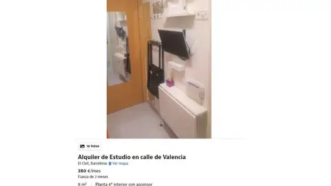 Imagen del habitáculo ofertado en Idealista Imagen del habitáculo ofertado en Idealista