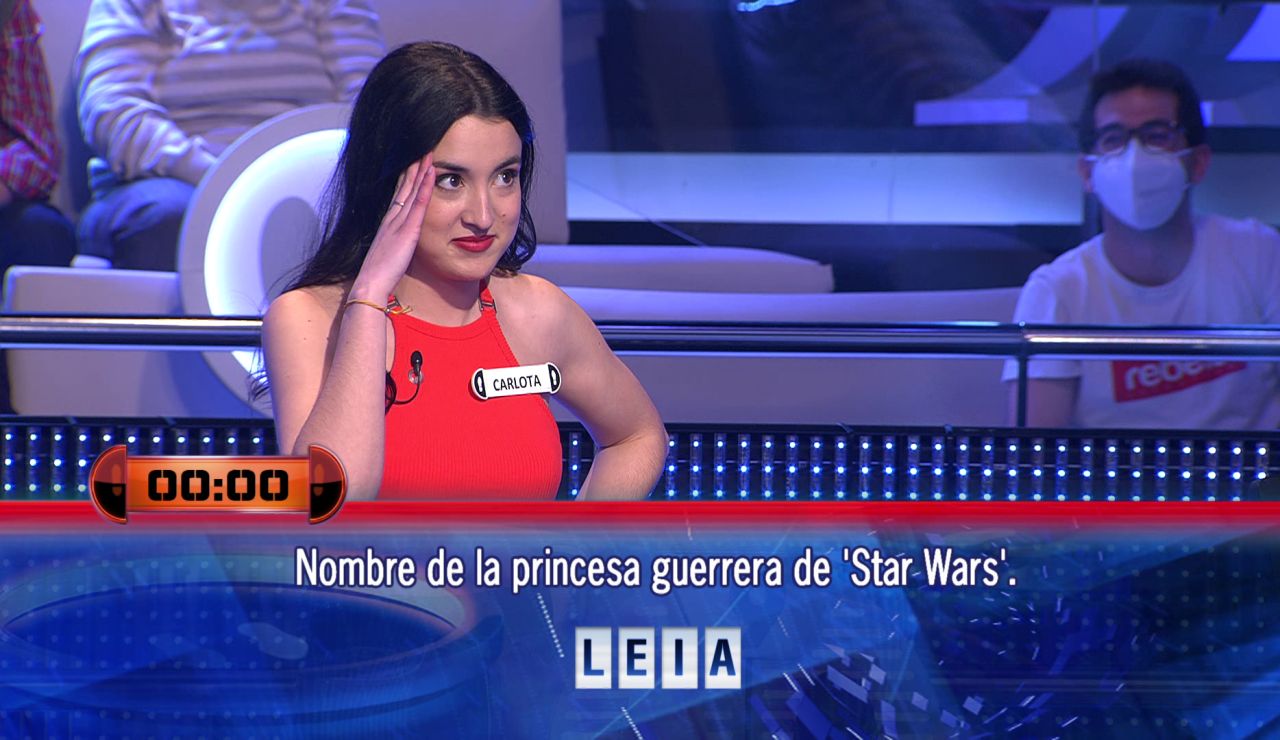 ¡Le faltó una letra! El increíble fallo sobre ‘Star Wars’ de una concursante de ‘¡Ahora caigo!’ ¡Le faltó una letra! El increíble fallo sobre ‘Star Wars’ de una concursante de ‘¡Ahora caigo!’