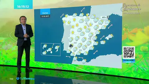 Previsión del tiempo hoy: Lluvias fuertes acompañadas de tormentas en el sureste y Melilla Previsión del tiempo hoy: Lluvias fuertes acompañadas de tormentas en el sureste y Melilla