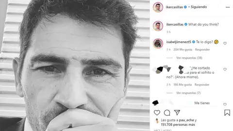 EL comentario de Isabel Jiménez a Iker Casillas EL comentario de Isabel Jiménez a Iker Casillas