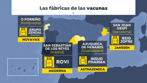 Fábricas de vacunas contra el covid-19 Fábricas de vacunas contra el covid-19