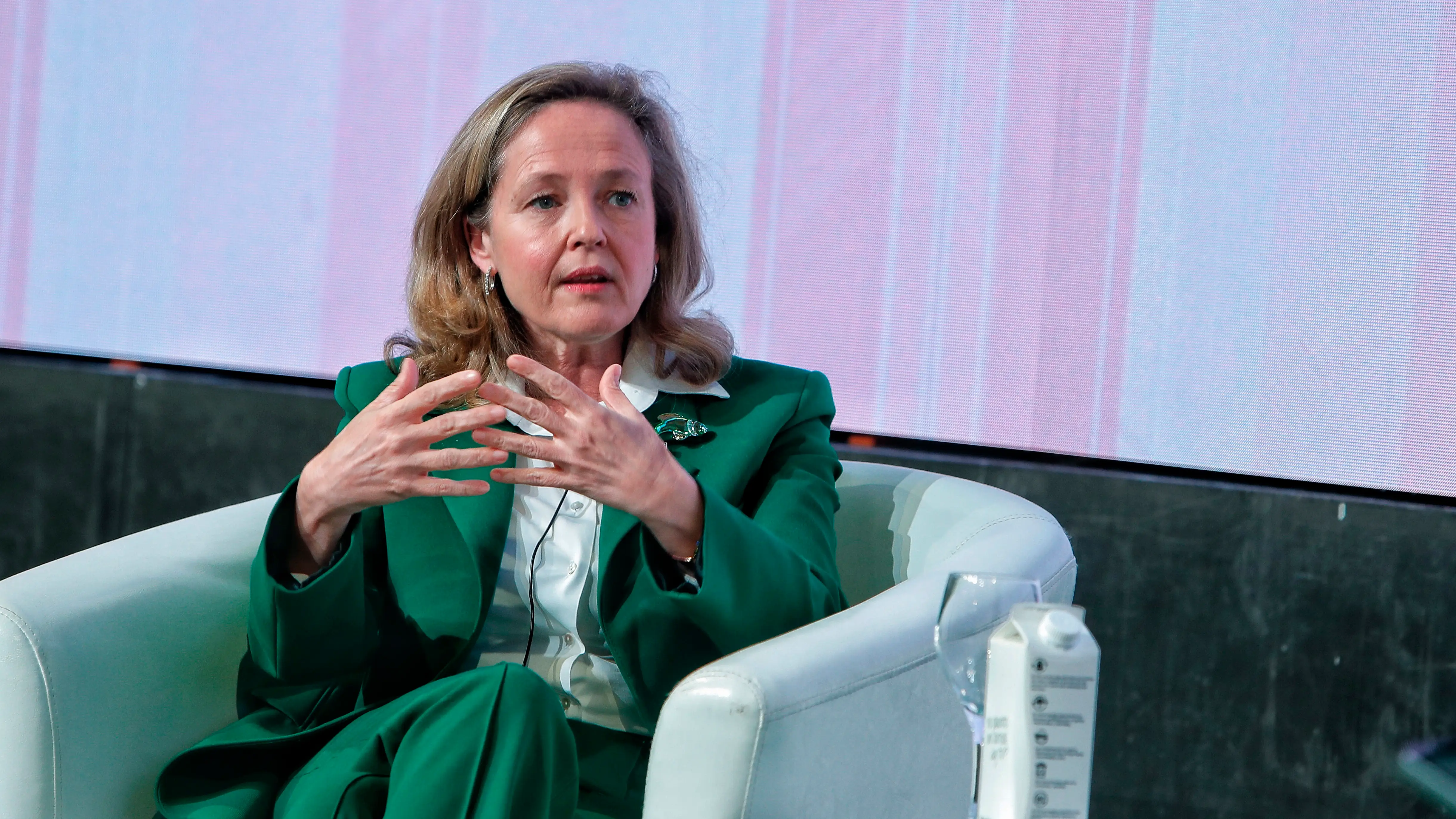 La ministra española de Economía, Nadia Calviño, participará en la cumbre económica del G20 celebrada en Venecia. La ministra española de Economía, Nadia Calviño, participará en la cumbre económica del G20 celebrada en Venecia.