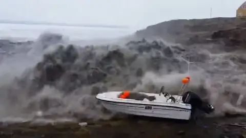 Tsunami en Groenlandia Tsunami en Groenlandia