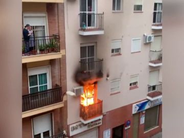 Incendio en una vivienda de Huelva