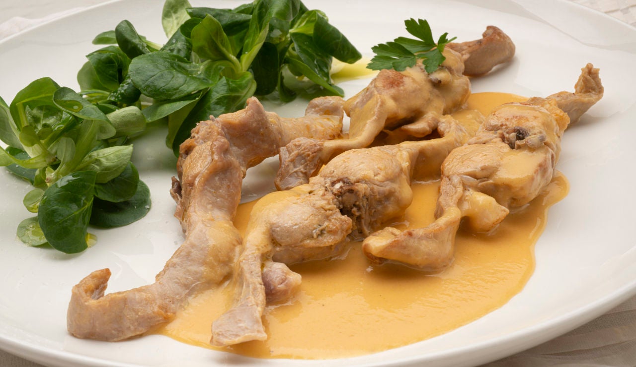 Medallones de conejo en salsa de cítricos Medallones de conejo en salsa de cítricos