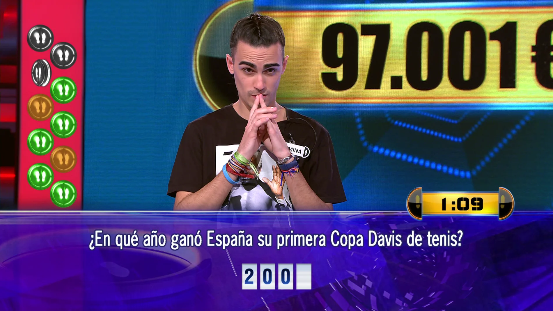 Borja juega el Duelo Final por 97.001 euros en ‘¡Ahora caigo!’