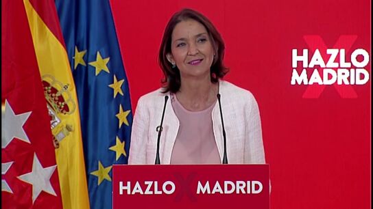 Reyes Maroto ser&aacute; la vicepresidenta econ&oacute;mica de &Aacute;ngel Gabilondo si gana las elecciones de Madrid