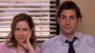Pam y Jim en 'The Office'