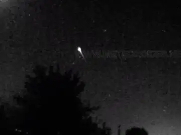 Una gran bola de fuego cruza Madrid a 59.000 kilómetros por hora Una gran bola de fuego cruza Madrid a 59.000 kilómetros por hora