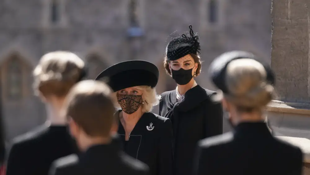 Kate Middleton en el funeral del Duque de Edimburgo
