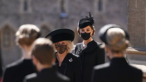 Kate Middleton en el funeral del Duque de Edimburgo