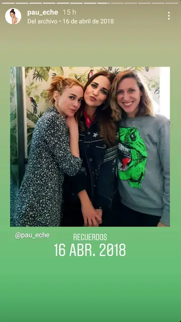 Recuerdo de Paula Echevarría en Instagram Recuerdo de Paula Echevarría en Instagram