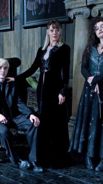 Draco, Lucius y Narcissa Malfoy