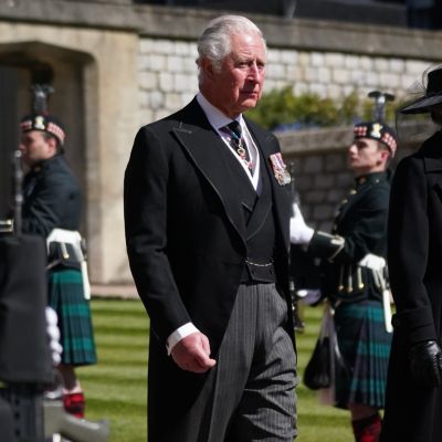 Las lágrimas del príncipe Carlos en el funeral de su padre, el Duque de Edimburgo