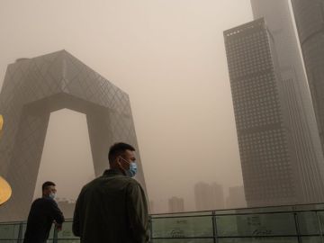 Tormenta de arena en China