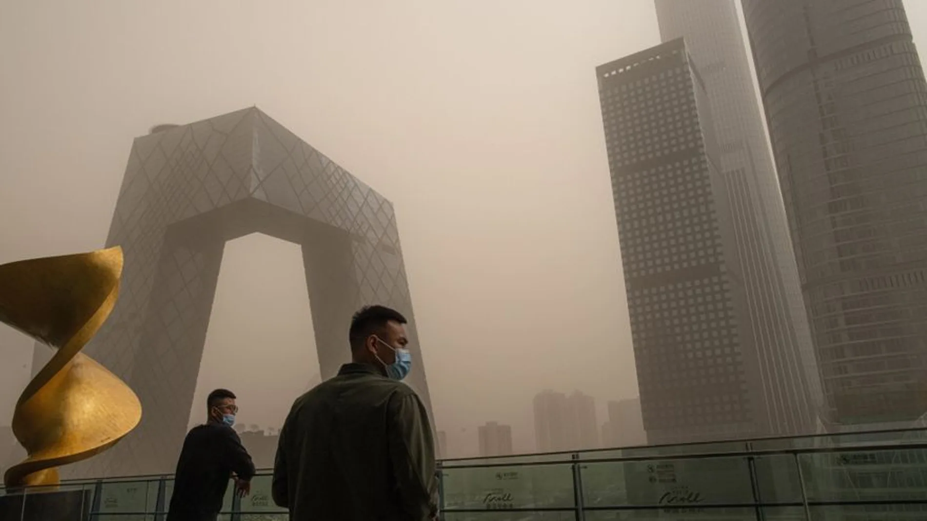 Tormenta de arena en China