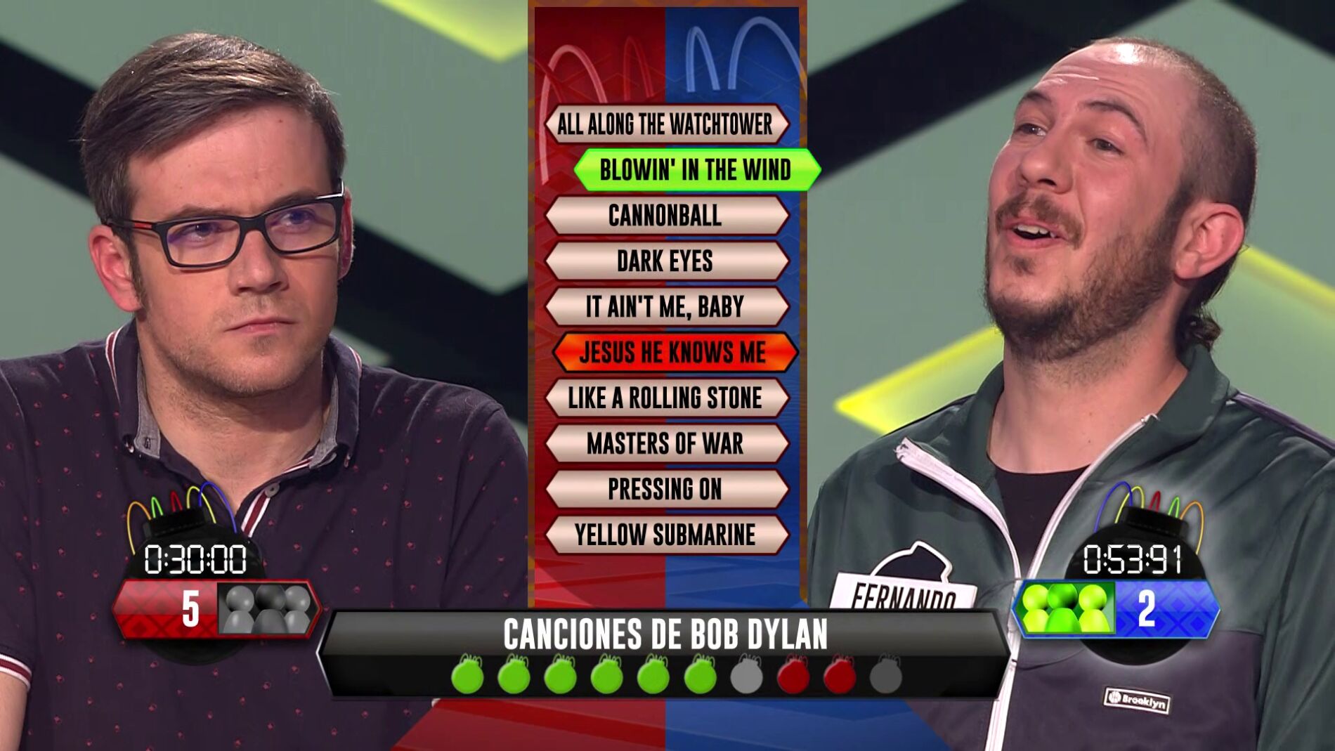 &iexcl;Un error inesperado! Las canciones de Bob Dylan juegan una mala pasada a &lsquo;Los rudos&rsquo; 