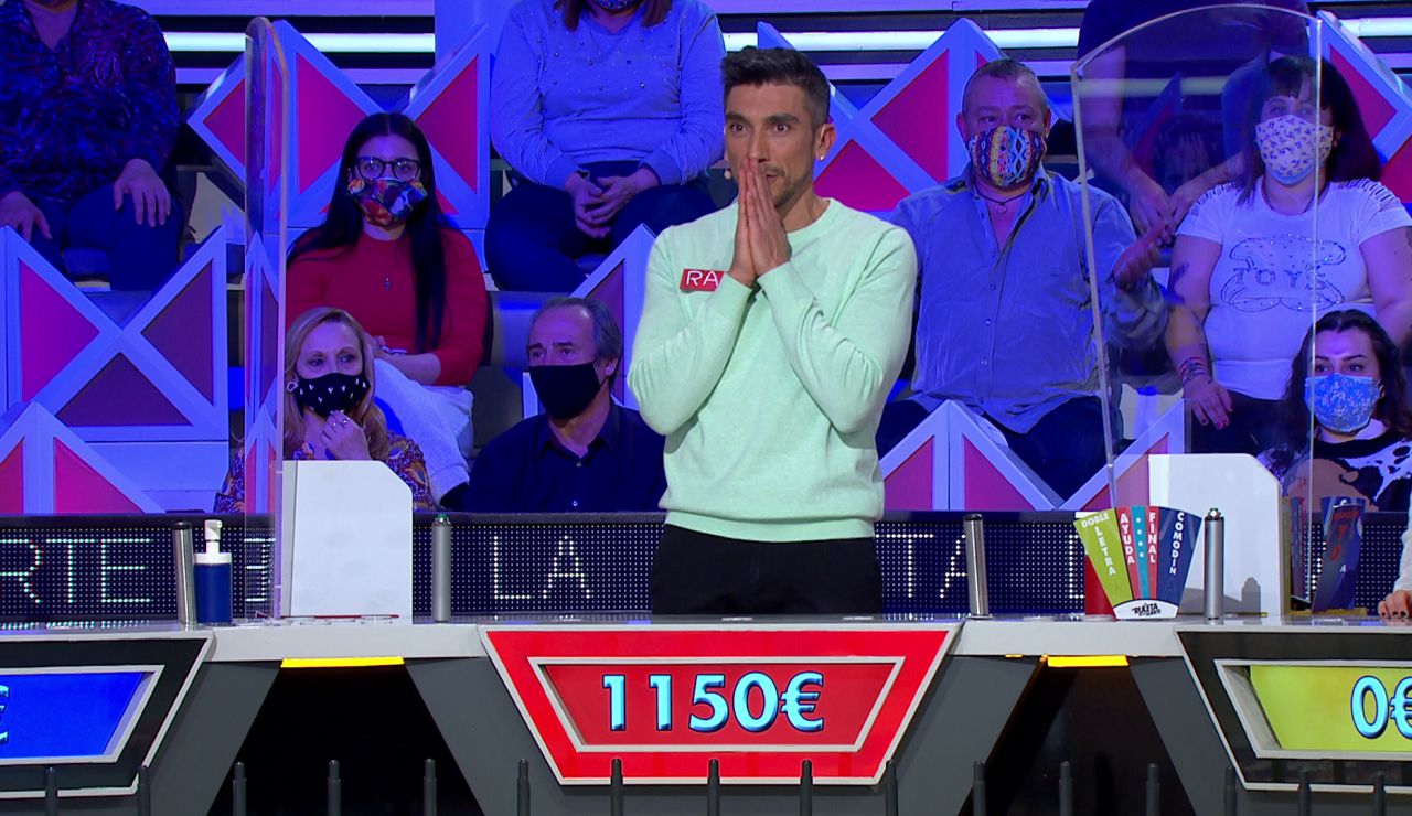 ¡Un error en el peor momento! Raúl cree tener el panel y falla con 1.150 euros ¡Un error en el peor momento! Raúl cree tener el panel y falla con 1.150 euros