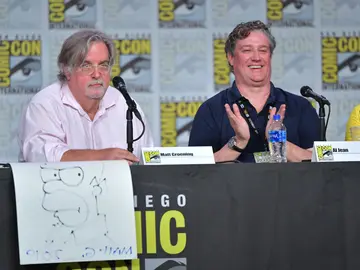 Matt Groening y Al Jean, creadores de 'Los Simpson' Matt Groening y Al Jean, creadores de 'Los Simpson'