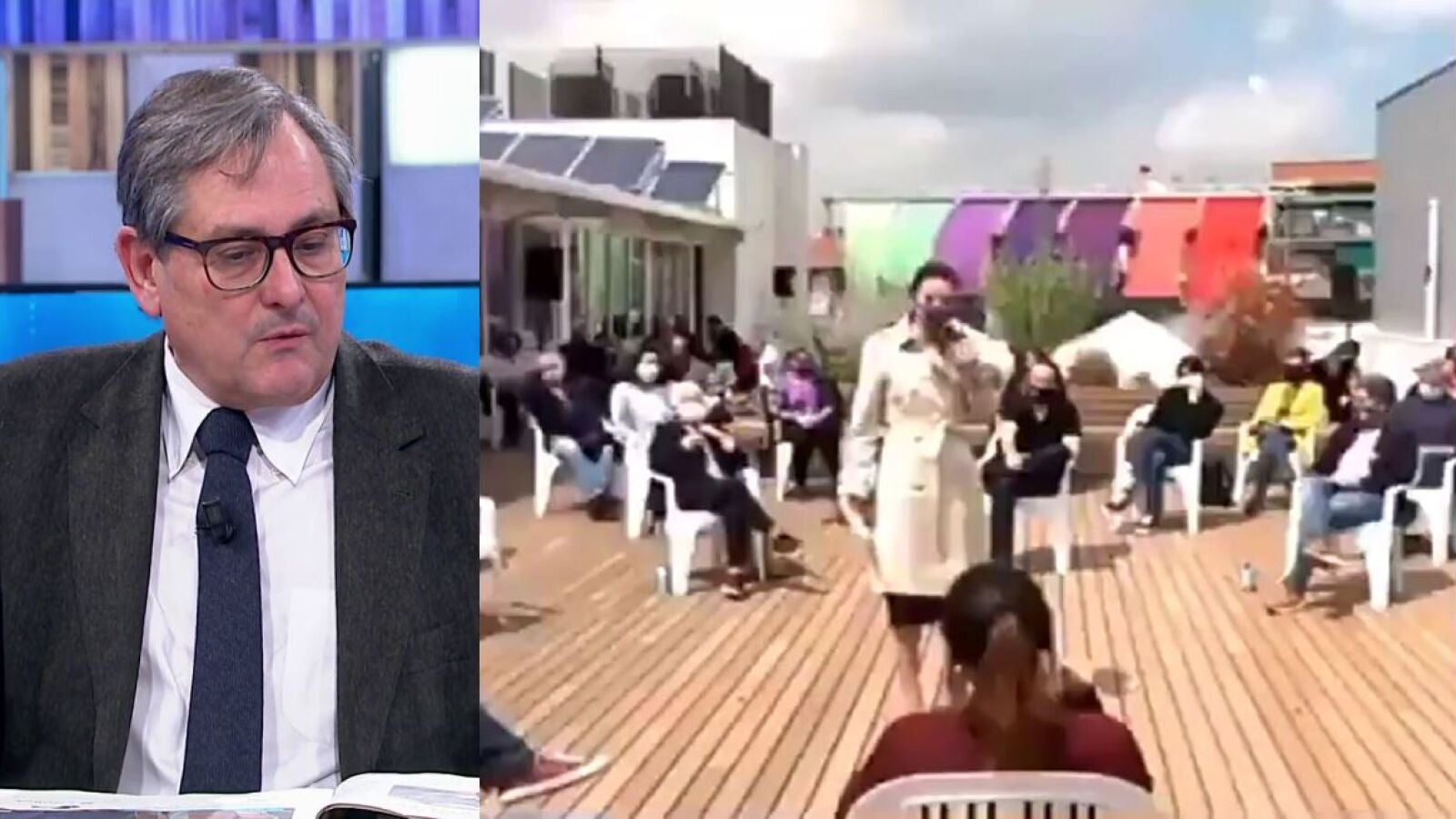 Paco Marhuenda habla sobre su hija lesbiana tras escuchar a Irene Montero usando el lenguaje inclusivo: 