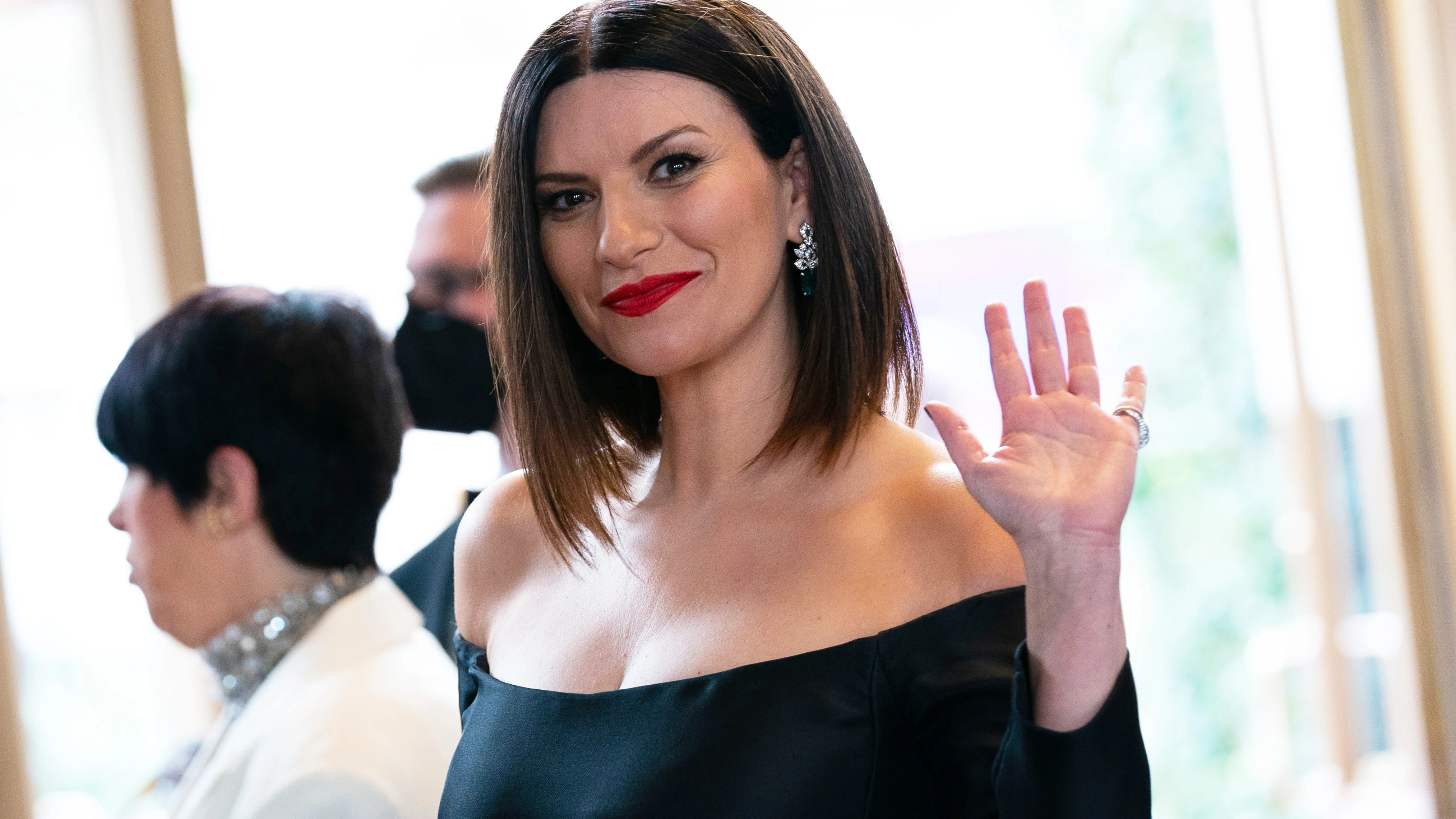 Laura Pausini en los Premios Oscar 2021 Laura Pausini en los Premios Oscar 2021
