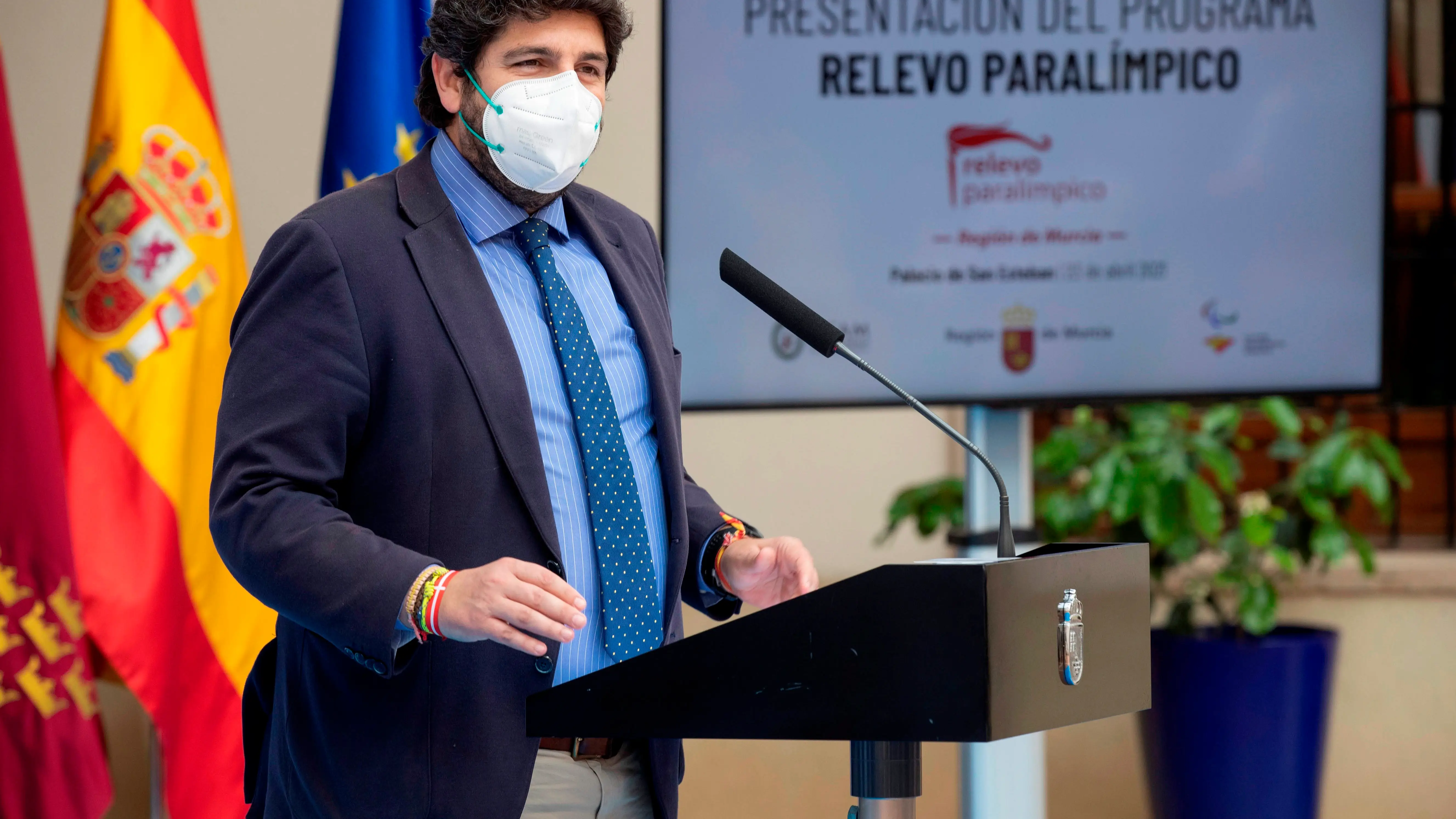 El presidente de Murcia, Fernando López Miras El presidente de Murcia, Fernando López Miras