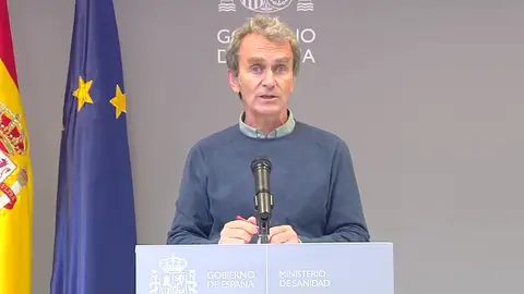 Fernando Simón: "La evolución de la pandemia no va a llevarnos a situaciones como las que vivimos en la segunda ola" Fernando Simón: "La evolución de la pandemia no va a llevarnos a situaciones como las que vivimos en la segunda ola"