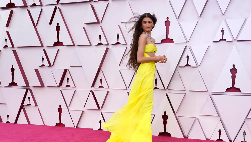 El vestido amarillo de Zendaya