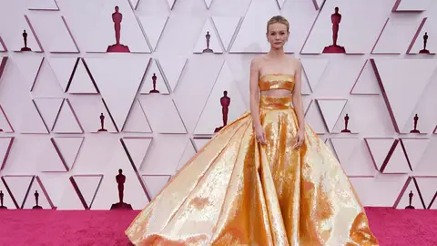 Carey Mulligan, nominada a mejor actriz 'Una joven prometedora' con un espectacular diseño de Valentino Alfombra roja Premios Oscar 2021