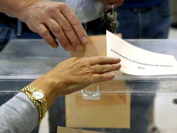 Votación elecciones Madrid