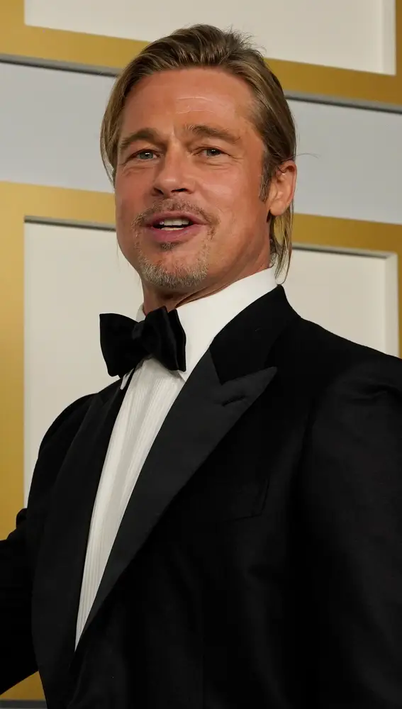 Brad Pitt y su pelo largo para los Oscar