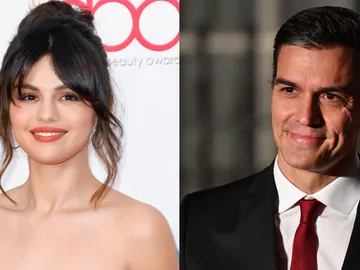 Selena Gomez y Pedro Sánchez Selena Gomez y Pedro Sánchez