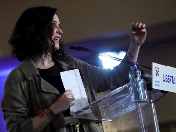 La presidenta de la Comunidad de Madrid y candidata a la reelección, Isabel Díaz Ayuso