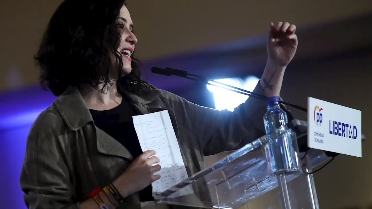 La presidenta de la Comunidad de Madrid y candidata a la reelección, Isabel Díaz Ayuso La presidenta de la Comunidad de Madrid y candidata a la reelección, Isabel Díaz Ayuso