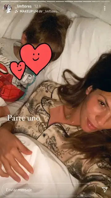 Laura Matamoros y su hijo Matías Laura Matamoros y su hijo Matías