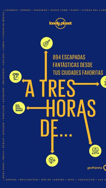 Portada A tres horas de..