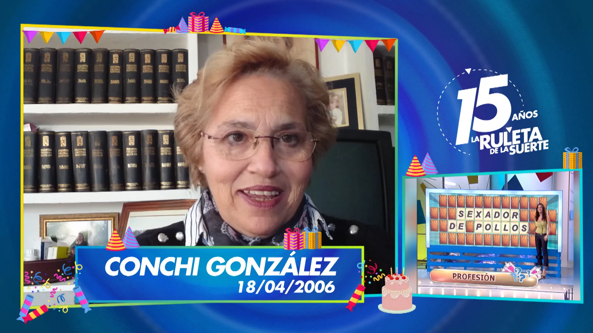 La reaparición de Conchi González, la primera concursante de ‘La ruleta de la suerte’ 