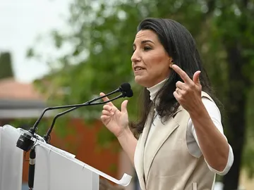 La portavoz de Vox a la Comunidad de Madrid, Rocío Monasterio La portavoz de Vox a la Comunidad de Madrid, Rocío Monasterio