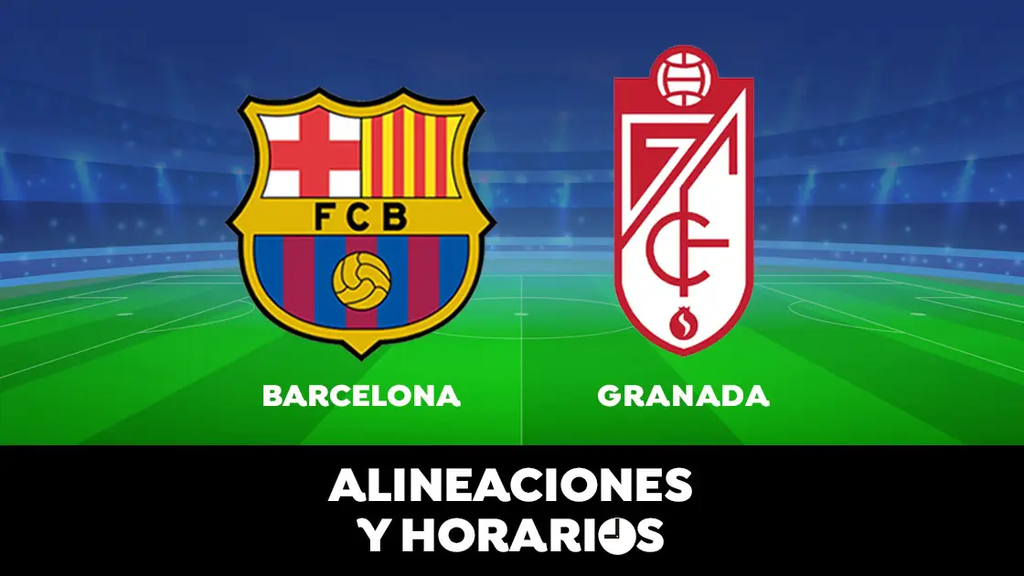 Barcelona - Granada: Horario, alineaciones y dónde ver el partido de la Liga Santander en directo Barcelona - Granada: Horario, alineaciones y dónde ver el partido de la Liga Santander en directo