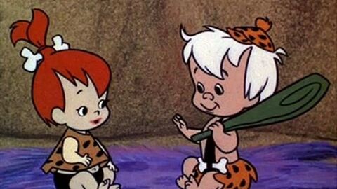 Pebbles Picapiedra y Bam-Bam Mármol